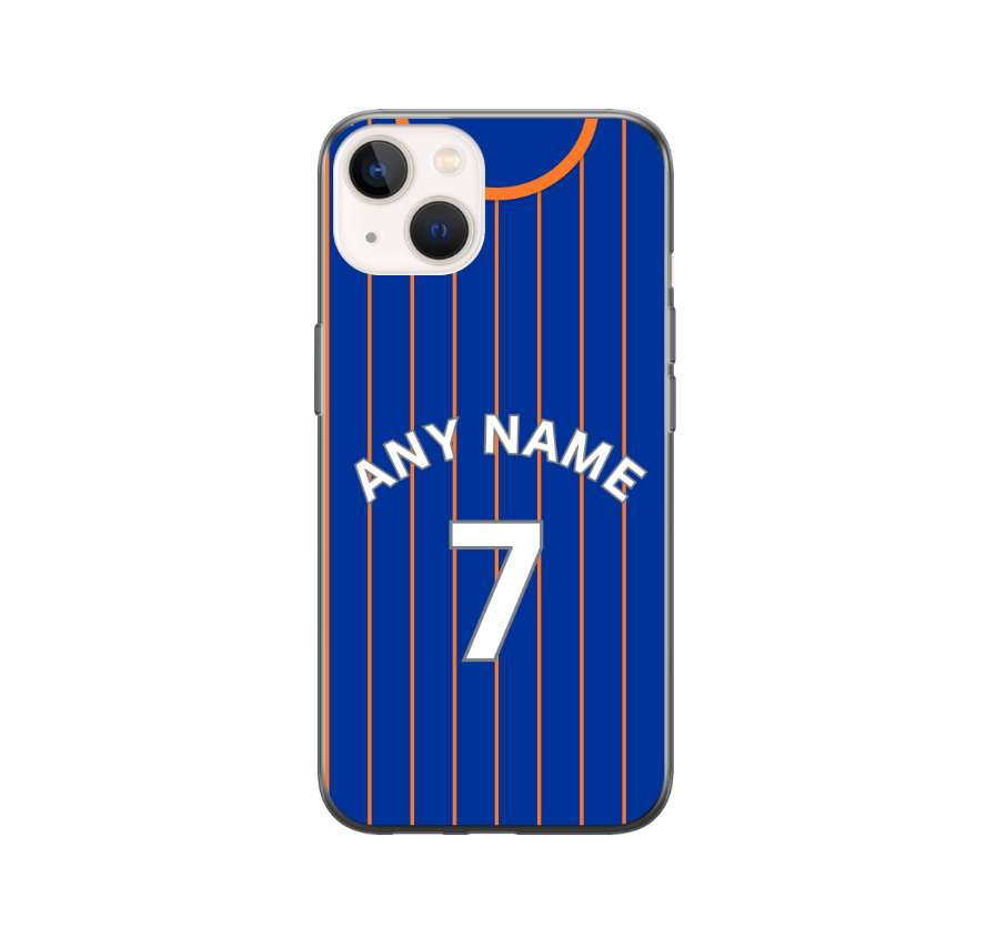Oldham 2023-2024 Home Football Shirt (choose any Name and Number) Protective Premium Rubber Silicone Phone Case - Image 2