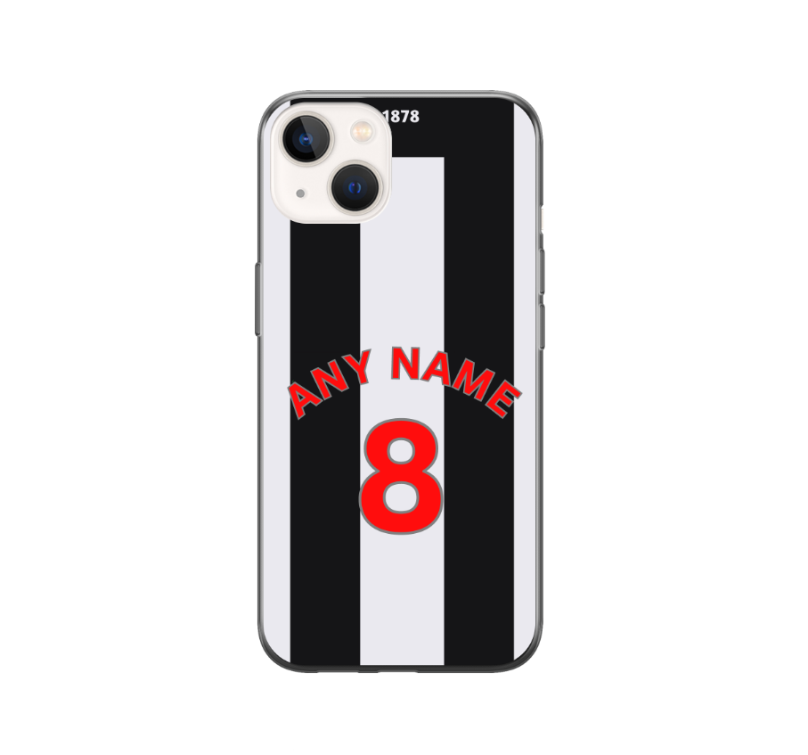 Grimsby 2023-2024 Home Football Shirt (choose any Name and Number) Protective Premium Rubber Silicone Phone Case - Image 2