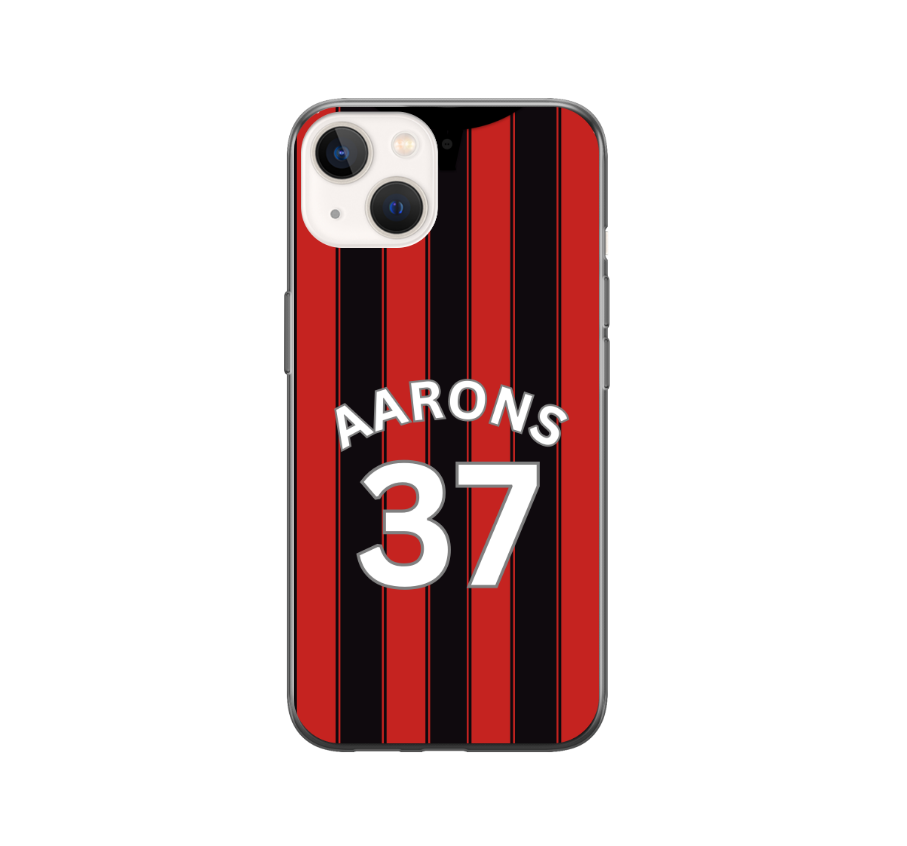 Bournemouth 2023-2024 Home Football Shirt (choose any Name and Number) Protective Premium Rubber Silicone Phone Case - Image 7