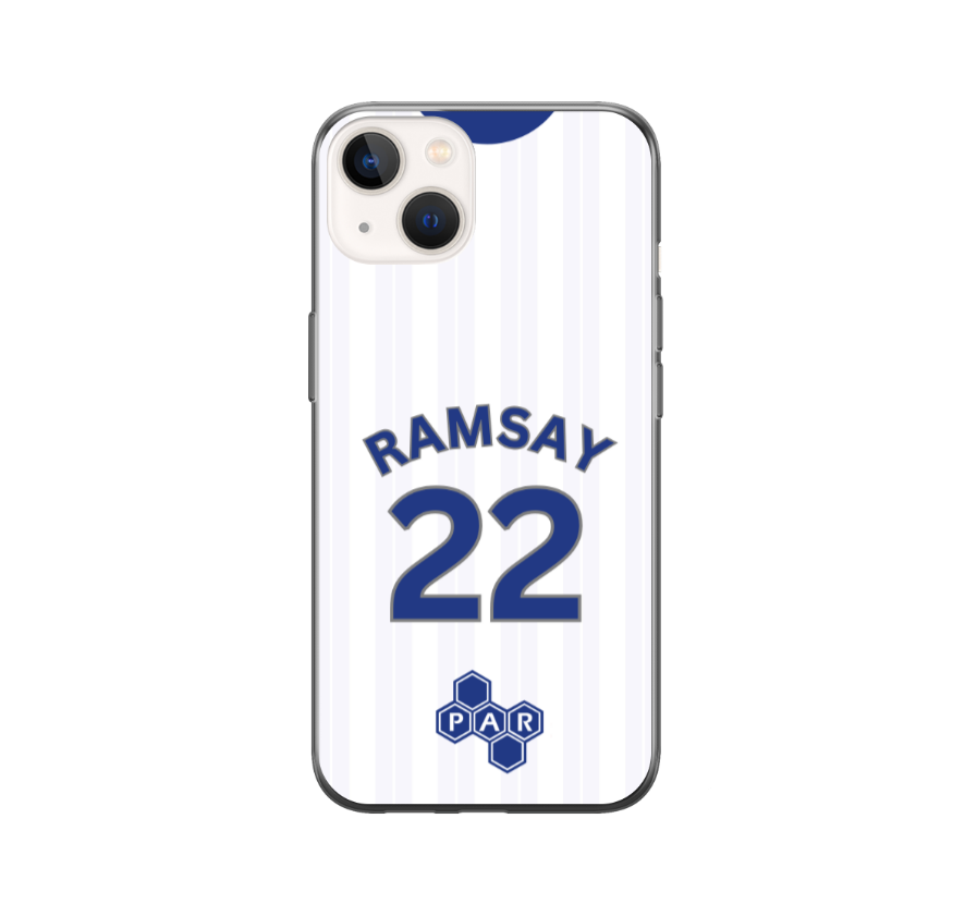 Preston 2023-2024 Home Football Shirt (choose any Name and Number) Protective Premium Rubber Silicone Phone Case - Image 4