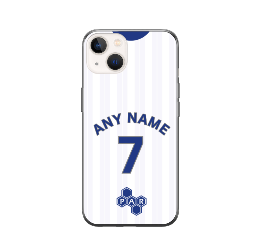Preston 2023-2024 Home Football Shirt (choose any Name and Number) Protective Premium Rubber Silicone Phone Case - Image 2