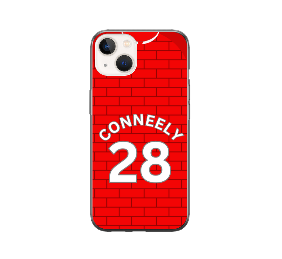 Accrington 2023-2024 Home Football Shirt (choose any Name and Number) Protective Premium Rubber Silicone Phone Case - Image 4
