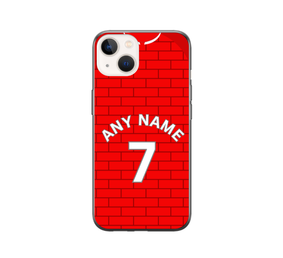 Accrington 2023-2024 Home Football Shirt (choose any Name and Number) Protective Premium Rubber Silicone Phone Case - Image 2