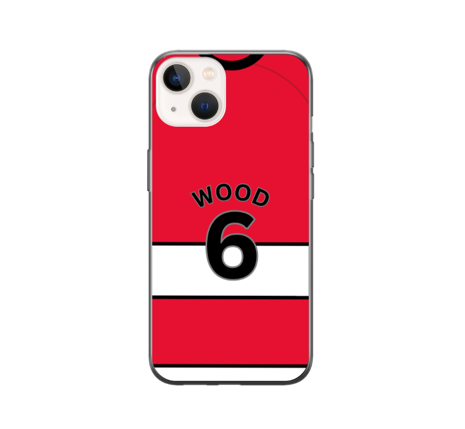 Doncaster 2023-2024 Home Football Shirt (choose any Name and Number) Protective Premium Rubber Silicone Phone Case - Image 3