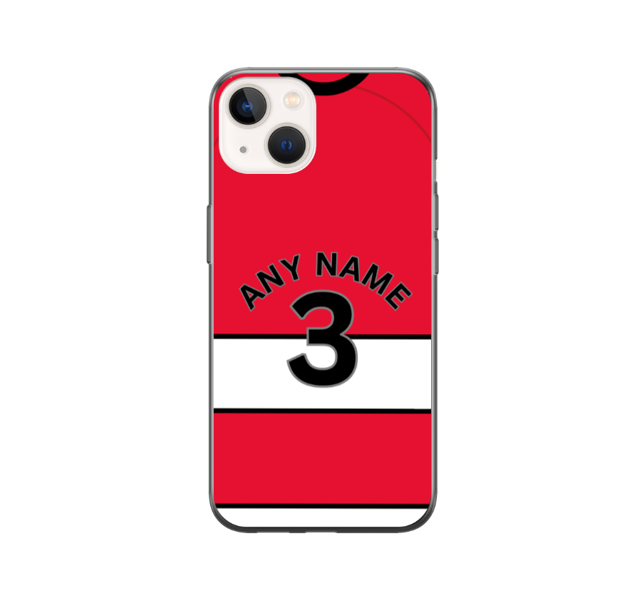 Doncaster 2023-2024 Home Football Shirt (choose any Name and Number) Protective Premium Rubber Silicone Phone Case - Image 2