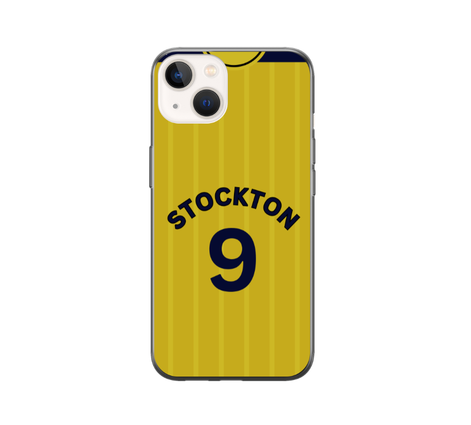 Burton 2023-2024 Home Football Shirt (choose any Name and Number) Protective Premium Rubber Silicone Phone Case - Image 3
