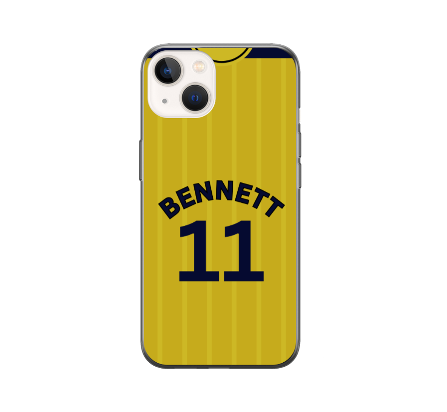 Burton 2023-2024 Home Football Shirt (choose any Name and Number) Protective Premium Rubber Silicone Phone Case - Image 5