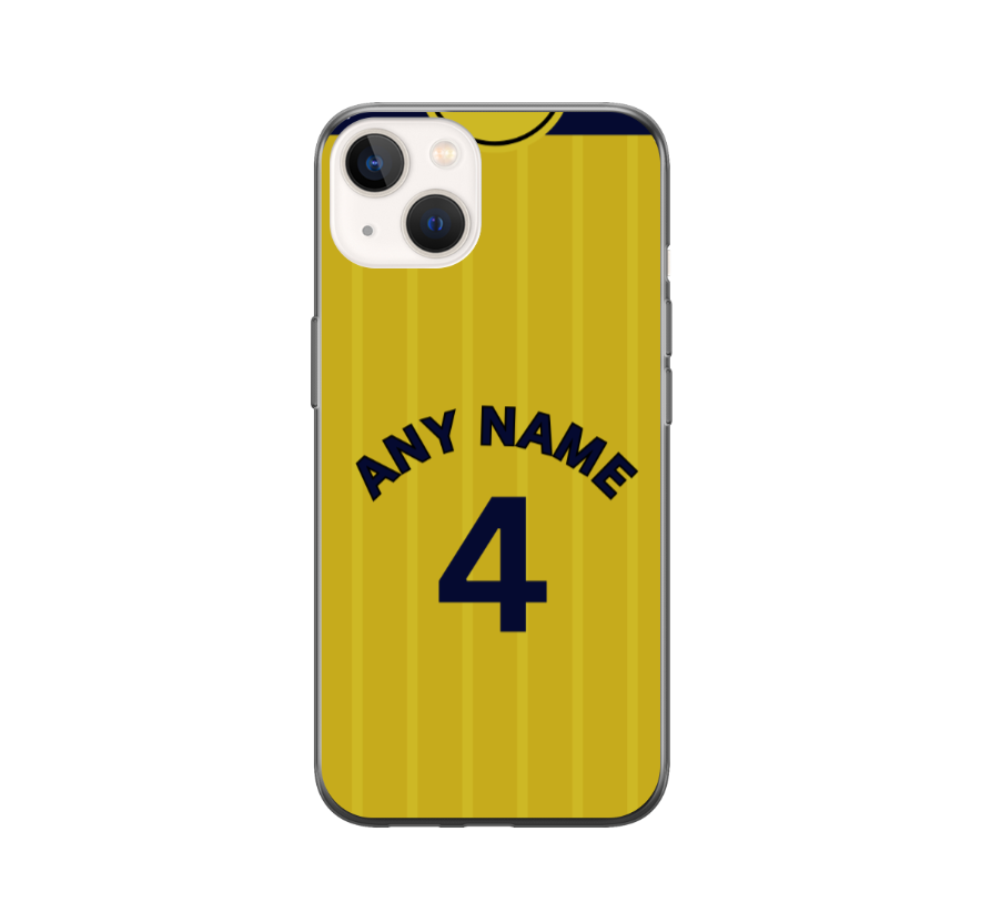 Burton 2023-2024 Home Football Shirt (choose any Name and Number) Protective Premium Rubber Silicone Phone Case - Image 2