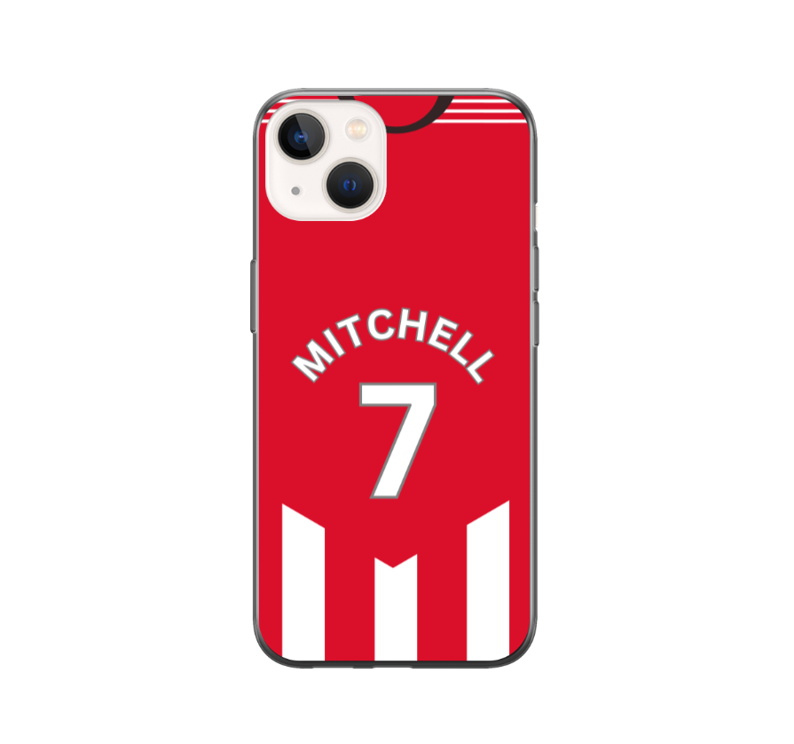 Exeter 2023-2024 Home Football Shirt (choose any Name and Number) Protective Premium Rubber Silicone Phone Case - Image 4