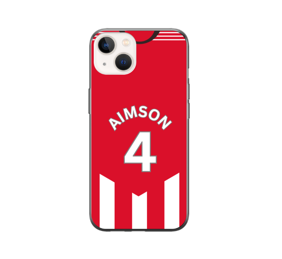 Exeter 2023-2024 Home Football Shirt (choose any Name and Number) Protective Premium Rubber Silicone Phone Case - Image 5