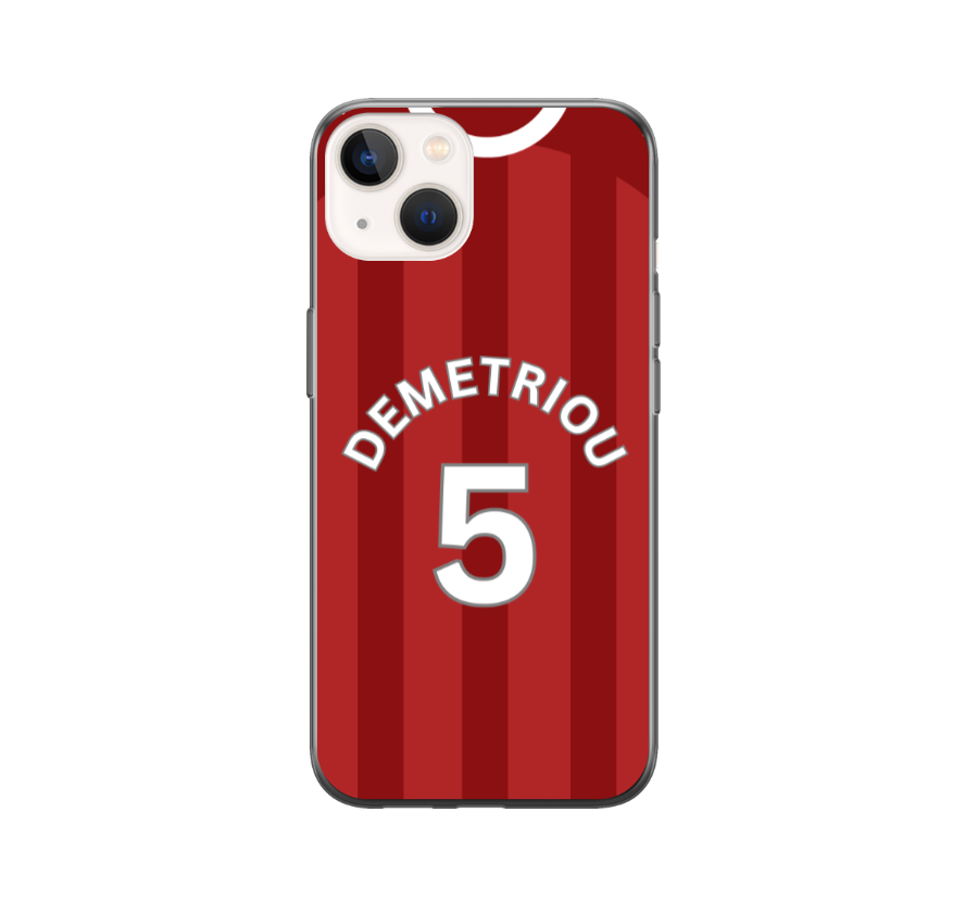 Crewe 2023-2024 Home Football Shirt (choose any Name and Number) Protective Premium Rubber Silicone Phone Case - Image 5