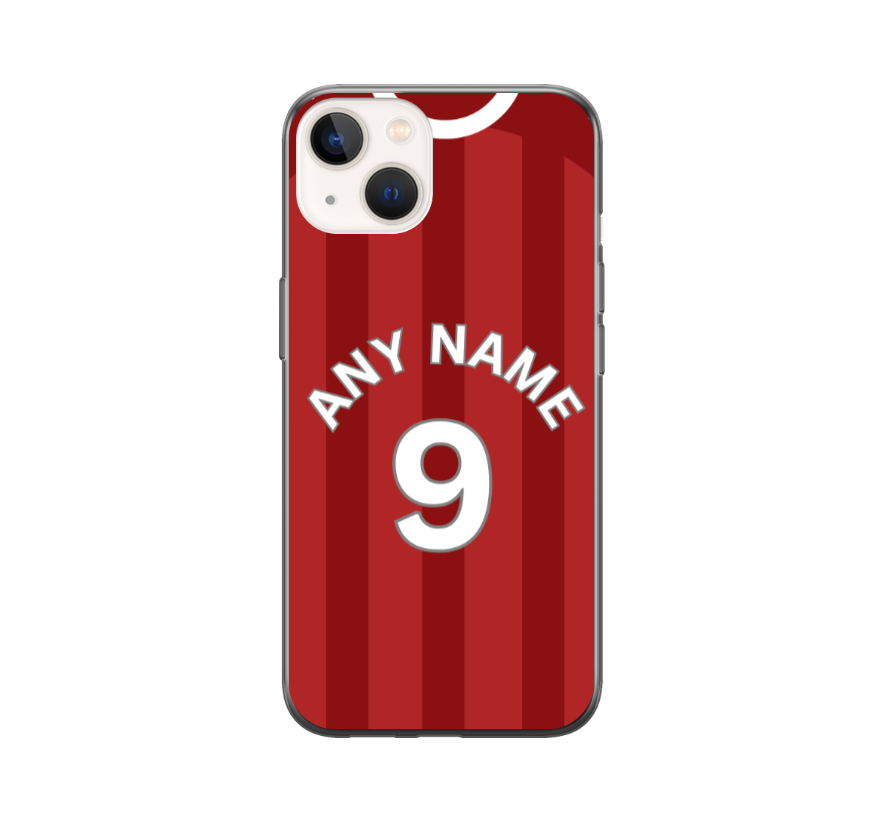 Crewe 2023-2024 Home Football Shirt (choose any Name and Number) Protective Premium Rubber Silicone Phone Case - Image 2