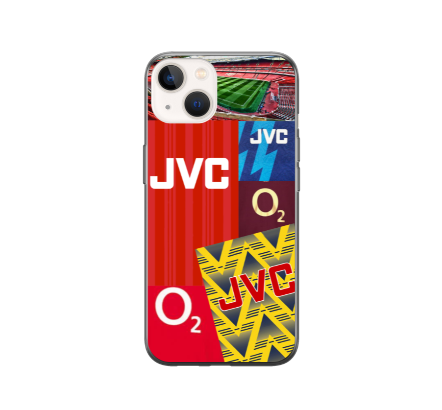 Ars North London Retro Shirt Collage Protective Premium Hard Rubber Silicone Phone Case Cover - Image 2
