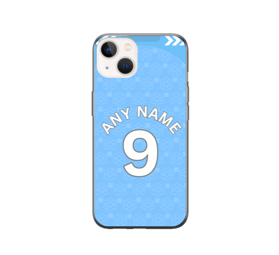 Coventry 2024-2025 Home Football Shirt (choose any Name and Number) Protective Premium Rubber Silicone Phone Case - Image 2