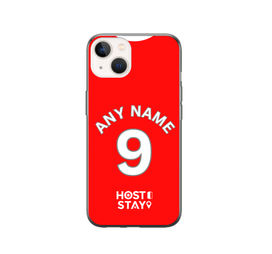Middlesbrough 2024-2025 Home Football Shirt (choose any Name and Number) Protective Premium Rubber Silicone Phone Case - Image 2