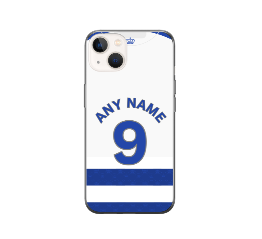 Reading 2024-2025 Home Football Shirt (choose any Name and Number) Protective Premium Rubber Silicone Phone Case - Image 2