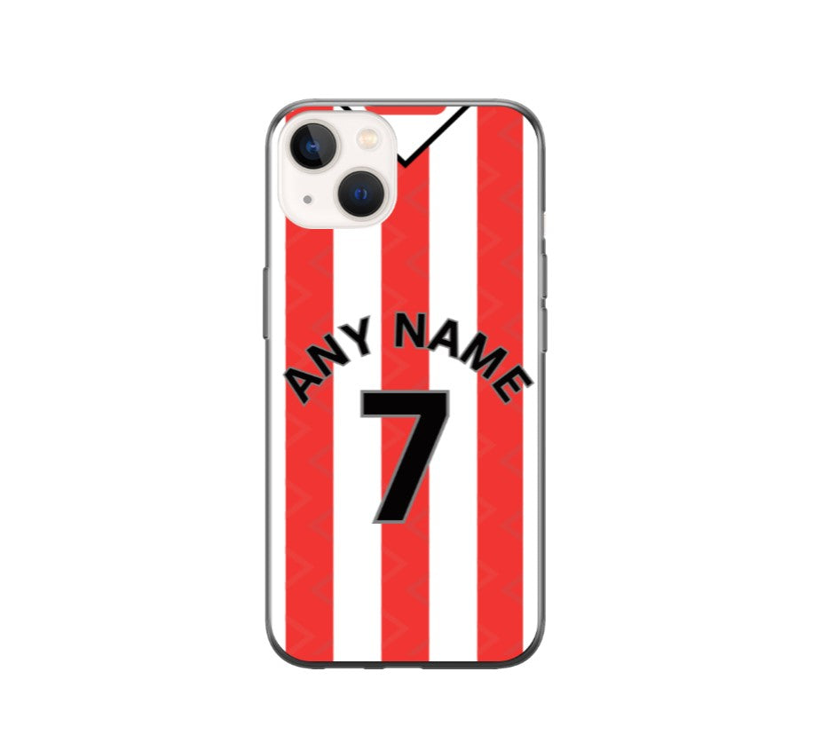 Stoke City 2025-2026 Home Football Shirt (choose any Name and Number) Protective Premium Rubber Silicone Phone Case - Image 2