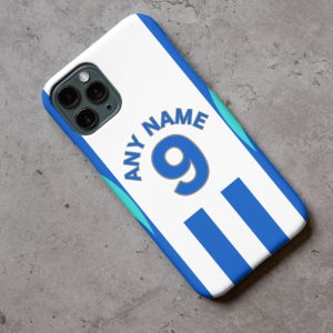 Brighton 2025-2026 Home Football Shirt (choose any Name and Number) Protective Premium Rubber Silicone Phone Case