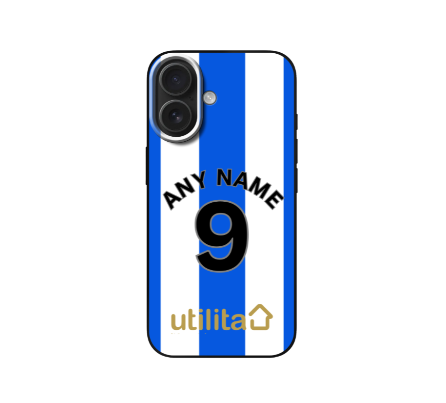 Huddersfield 2025/26 Home Football Shirt (choose any Name and Number) Protective Premium Rubber Silicone Phone Case - Image 2