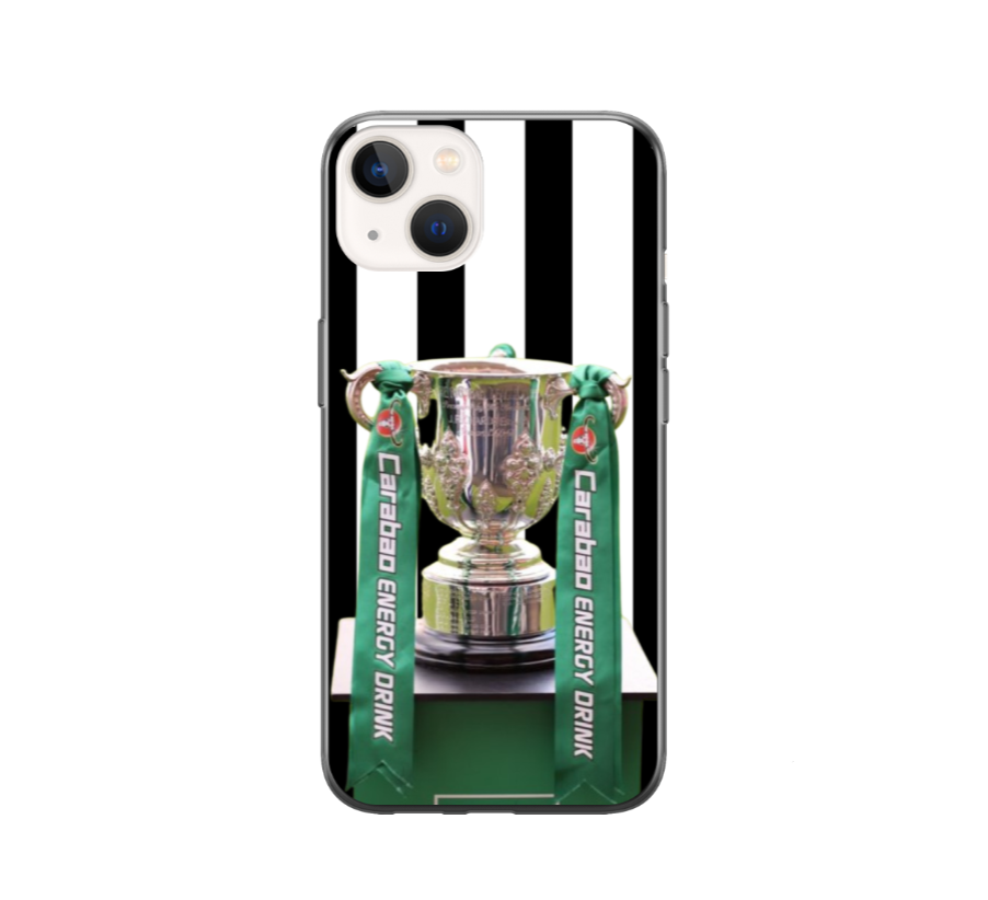 Newcastle United 2025 Cup Winners Protective Premium Hard Rubber Silicone Phone Case Cover - Image 2