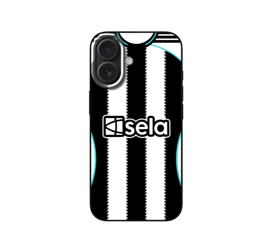 Newcastle United Home 2025/26 Protective Premium Hard Rubber Silicone Phone Case Cover - Image 2