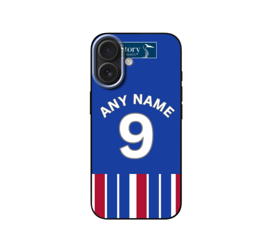 Carlisle 2025-2026 Home Football Shirt (choose any Name and Number) Protective Premium Rubber Silicone Phone Case - Image 2