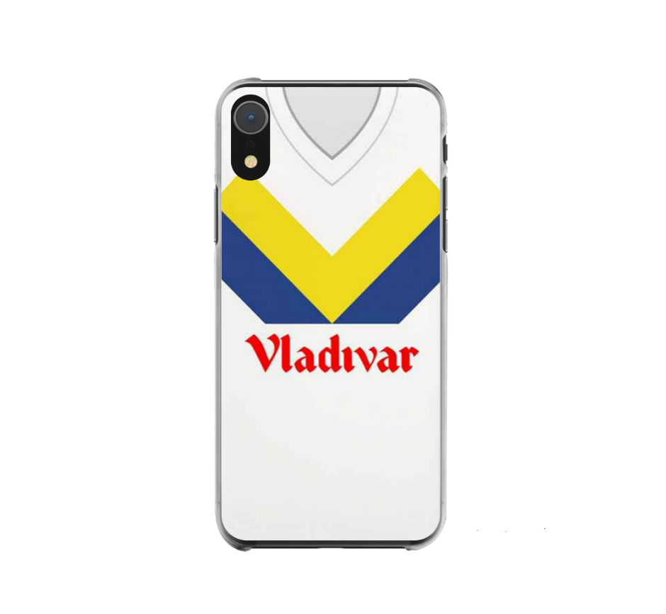Warrington Wolves Retro Rugby Shirt Protective Premium Hard Rubber Silicone Phone Case Cover - Image 3