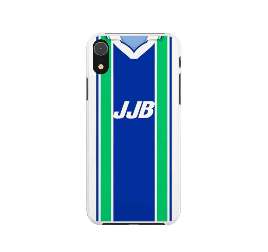 Wigan Home Retro Shirt Protective Premium Hard Rubber Silicone Phone Case Cover - Image 3