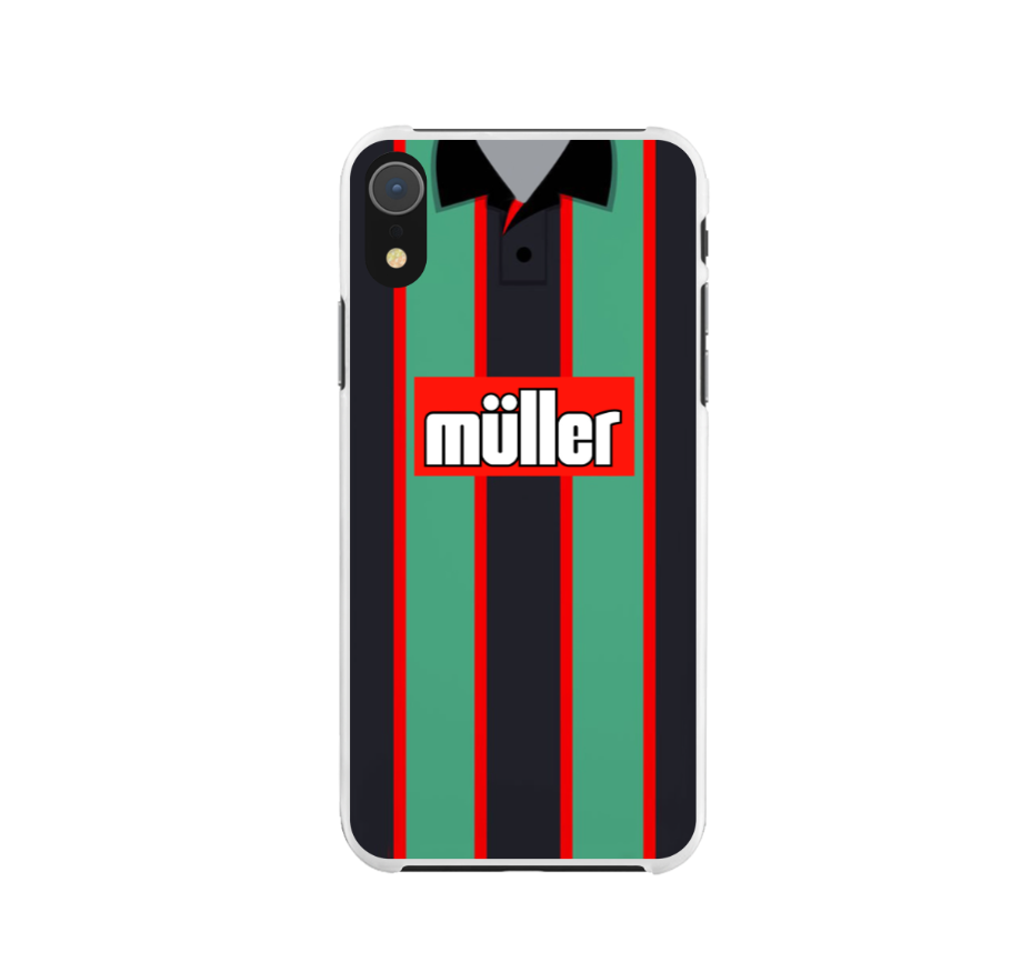 Aston Villa 1993 Away Shirt Protective Premium Hard Rubber Silicone Phone Case Cover - Image 3