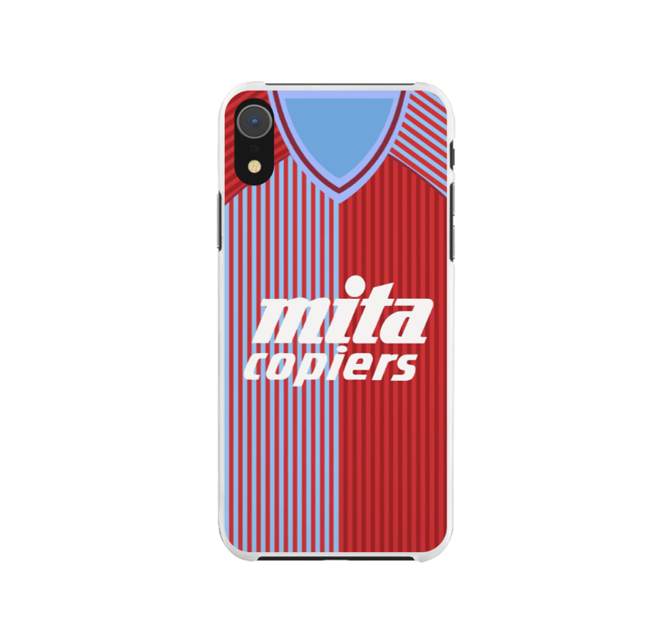 Aston Villa 1988 Home Shirt Protective Premium Hard Rubber Silicone Phone Case Cover - Image 3