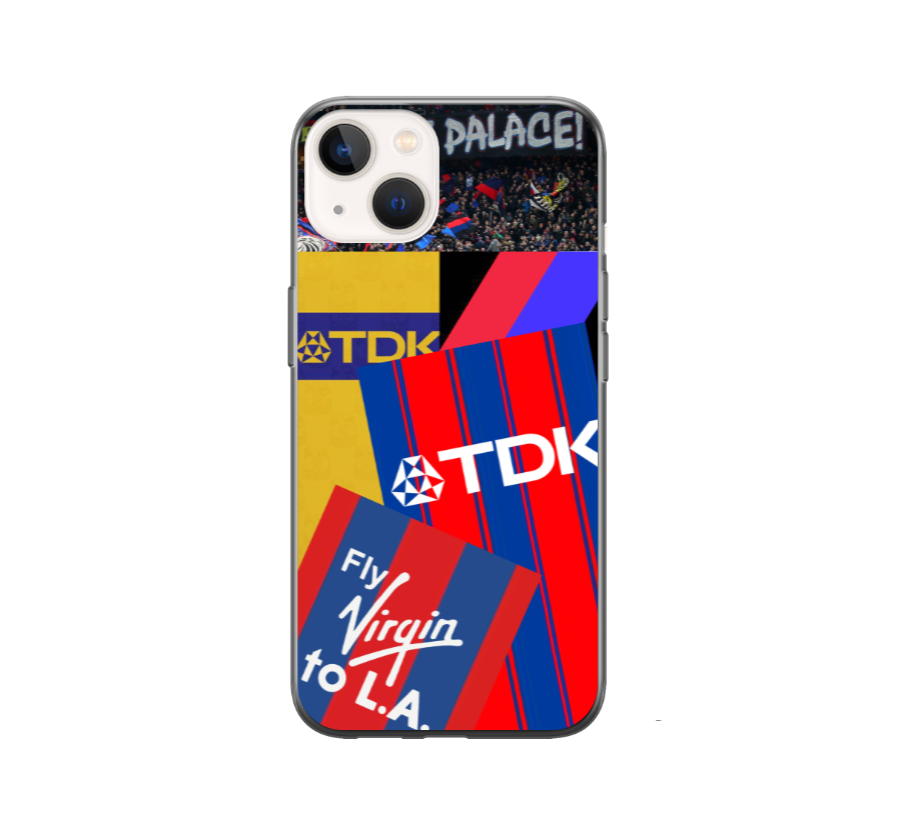 Crystal Palace Retro Football Shirt Collage Protective Premium Hard Rubber Silicone Phone Case Cover - Image 2