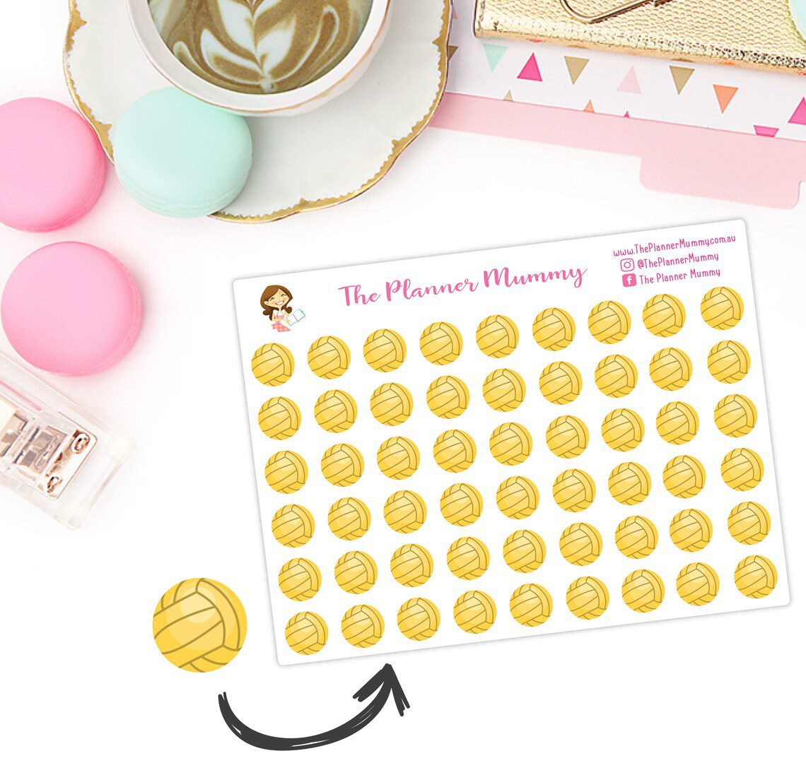 Baseball Netball Soccer Basketball Game Icon Reminder Planner Diary Stickers Football Match School Sports Organised Mummy Kikki K - Image 6