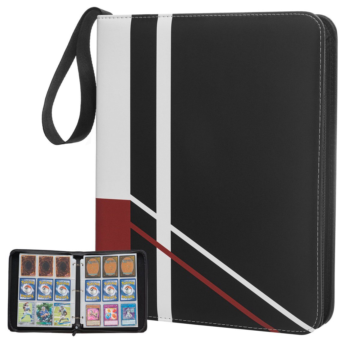 Trading Card Binder, Kpop Photocard Book, Album, 3-Ring Binder for MTG, TCG, Football, Baseball Cards, collector Polaroid cards, A4 Pages - Image 3