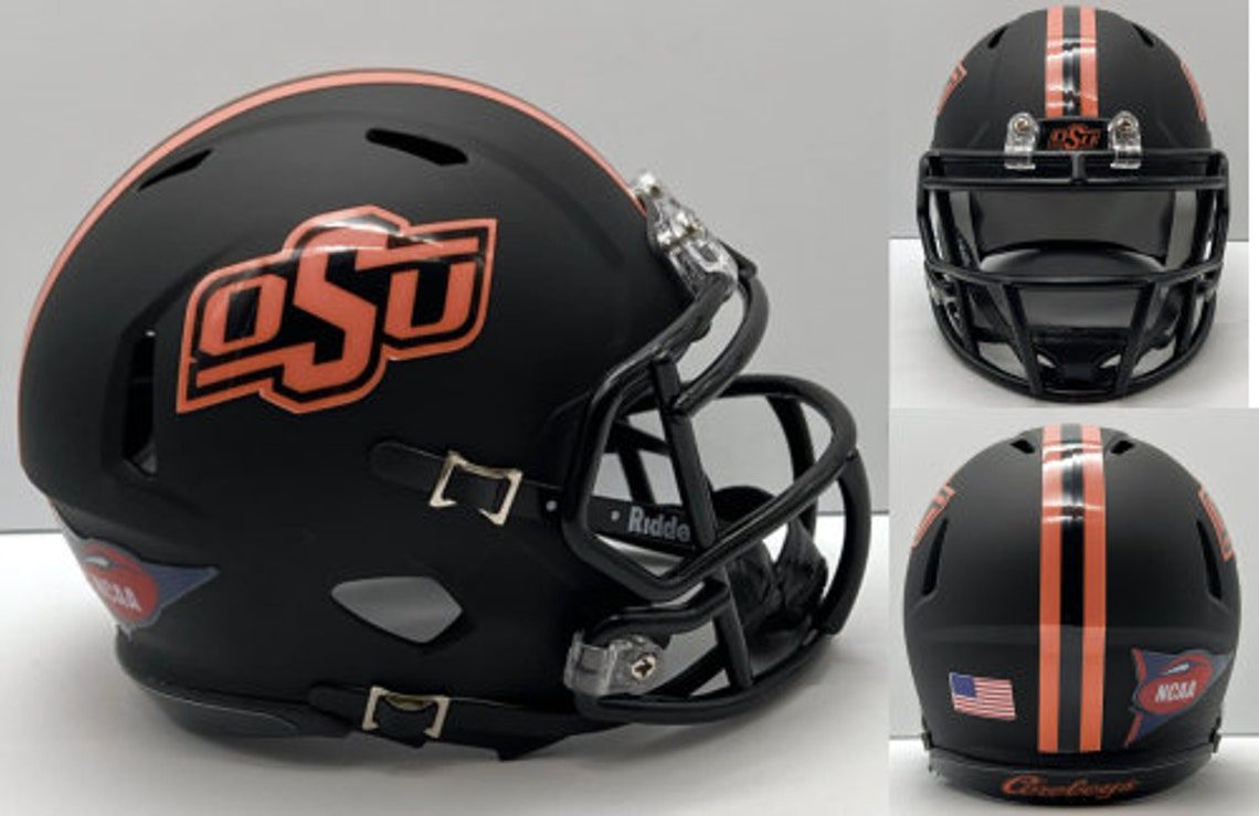 Custom Riddell Speed Mini Football helmet Sticker Package Includes Side Decals, Bumpers & Stripes, Dye Cut, NO MINIMUM, Helmet Not Incld - Image 2