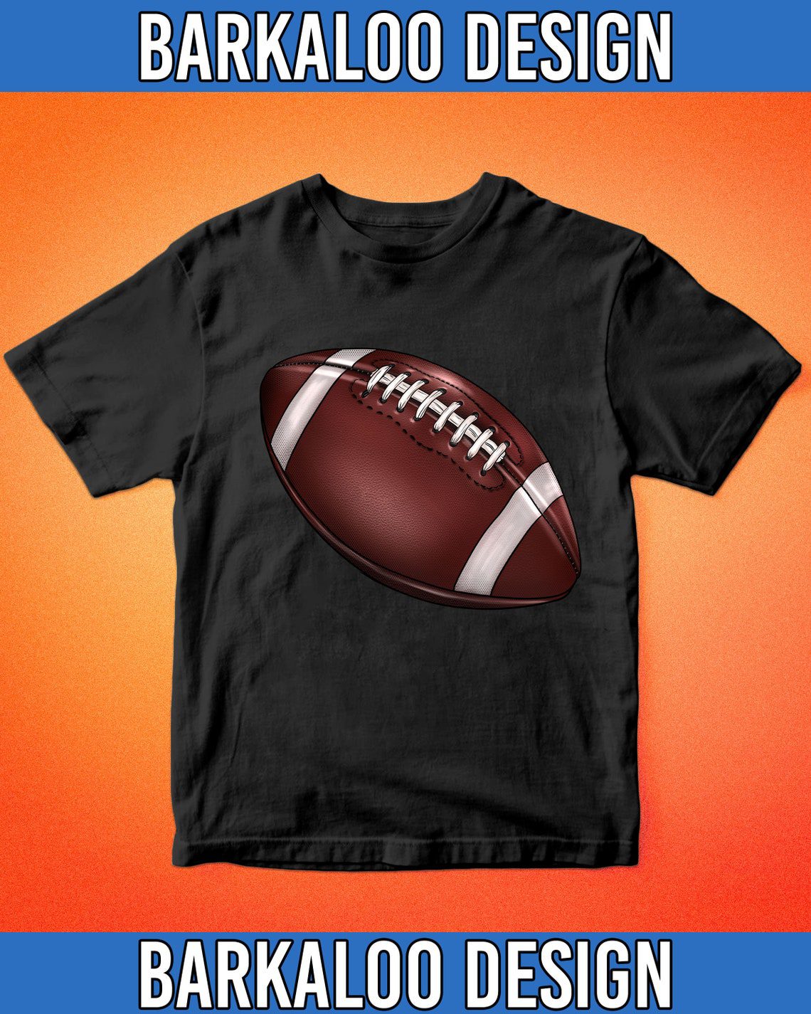 Football Png Sublimation Design, American Football Png, Football Ball Png, Sports Png, Football Game Png, Game Day Png Digital Download - Image 4