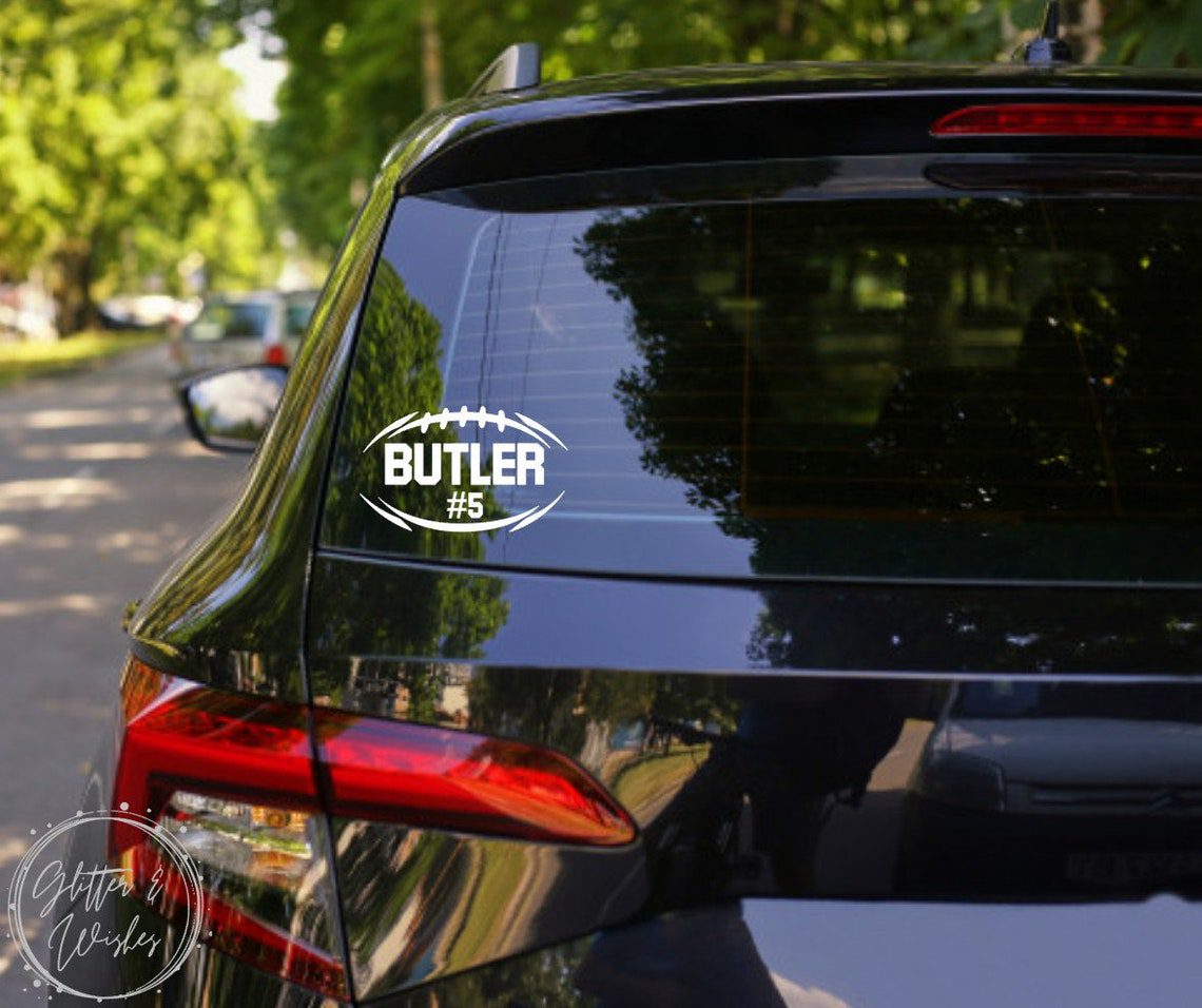 Football Mom Car Decal, Vinyl Monogram, Football Team, Laptop Monogram, Yeti Decal, Vinyl Decal, Personalized Car Decal, Monogram Sticker - Image 5