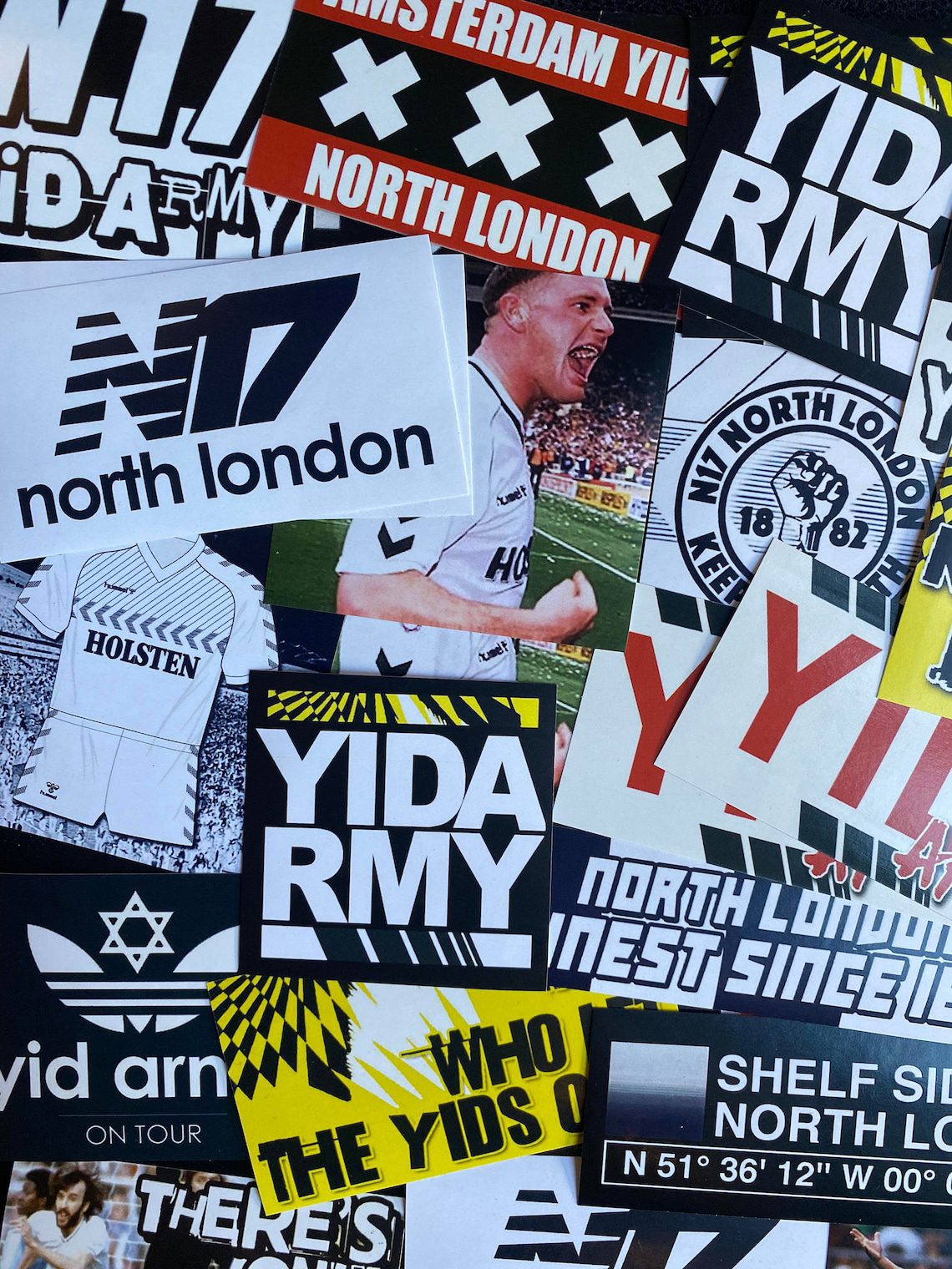 100 x Tottenham Stickers - Based on Spurs Poster Shirt Scarf Pin Badge Programme THFC Adidas White Hart Lane Flag Hotspurs Ultras Gift - Image 4