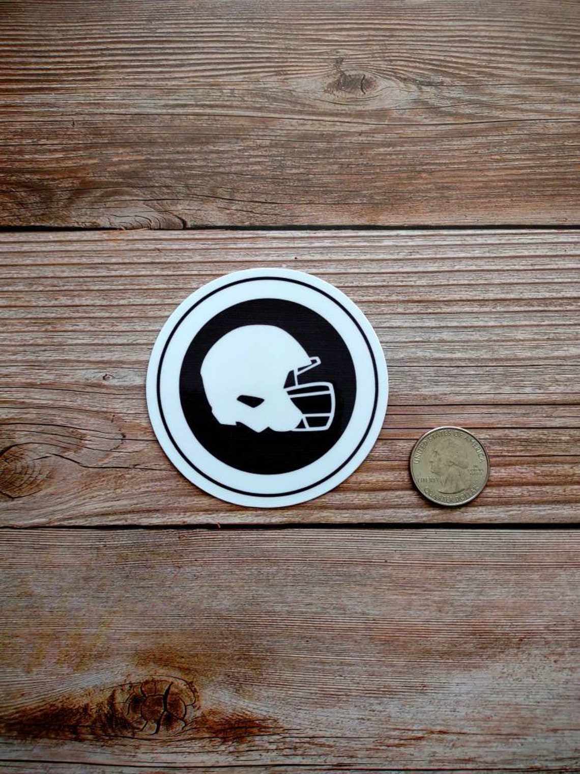 Football Helmet vinyl sticker - Image 4