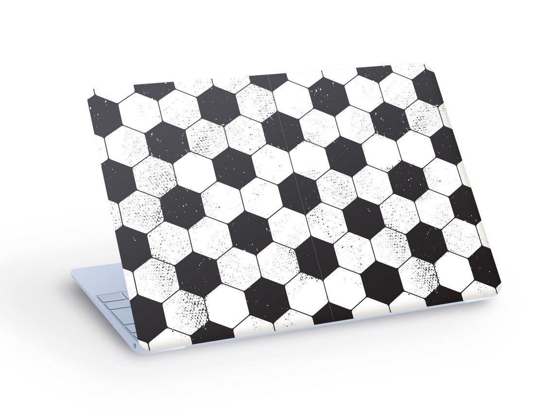 FOOTBALL LAPTOP SKIN Decal Sticker, Football Soccer Laptop Skin Decal - Custom Size - Image 2