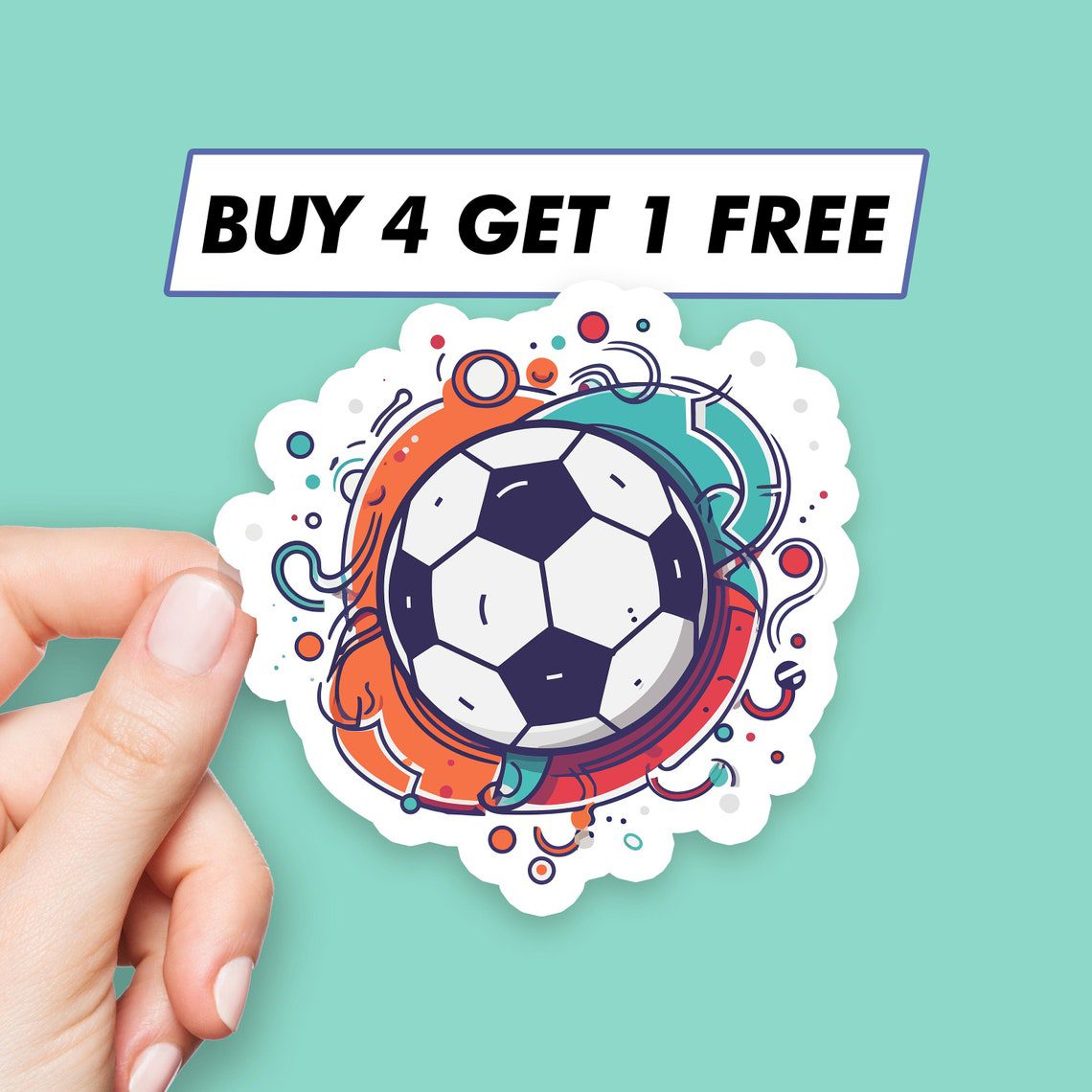 Cool Football Sticker Fitness Sports Stickers Laptop Stickers Aesthetic Stickers Computer Stickers Waterbottle Stickers Laptop Decals - Image 2