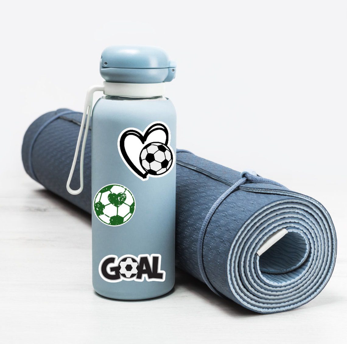 Love for soccer sticker waterproof glossy vinyl sticker cute gift tumbler laptop sticker decal water bottle trending gift - Image 9