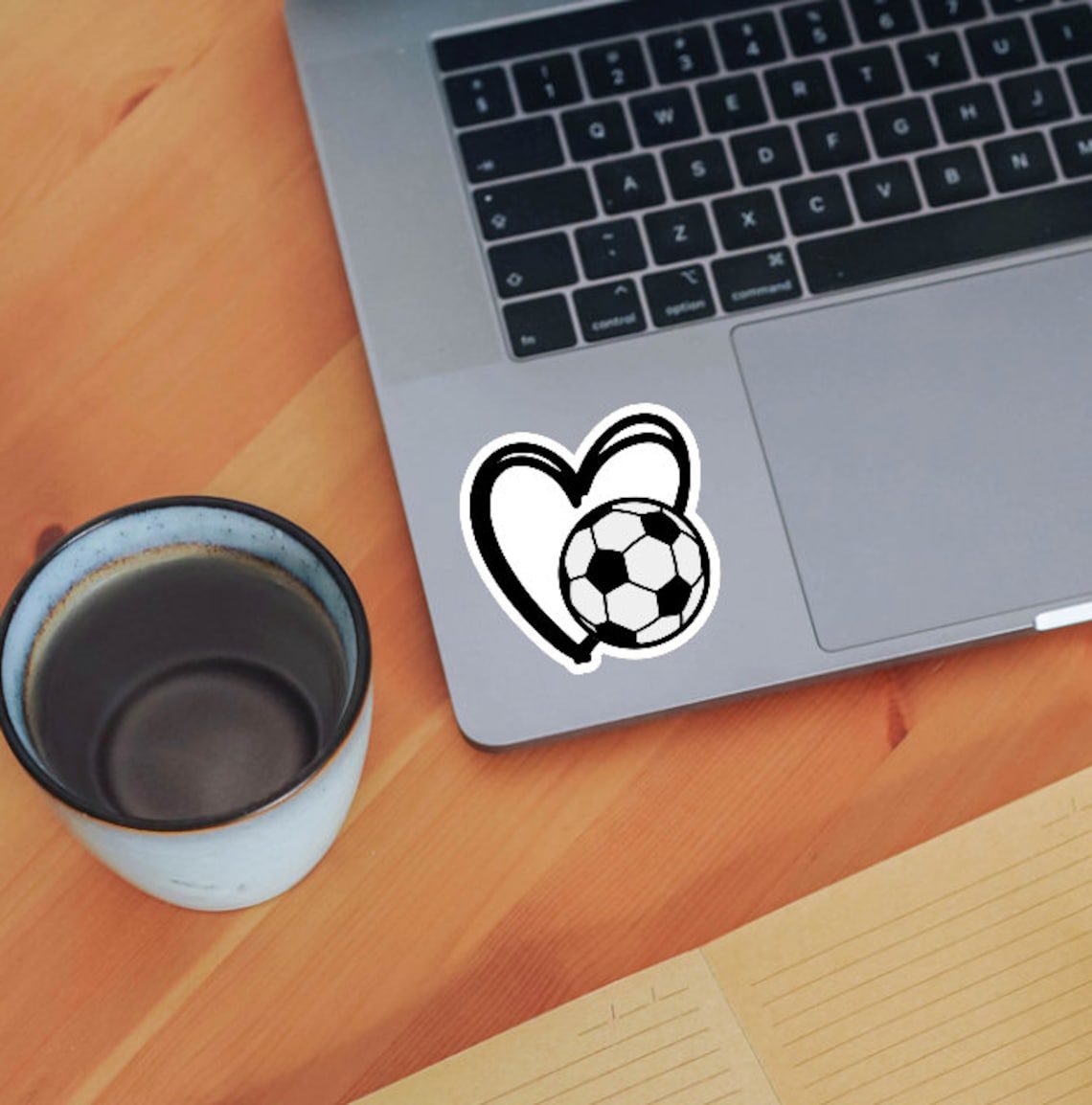 Love for soccer sticker waterproof glossy vinyl sticker cute gift tumbler laptop sticker decal water bottle trending gift - Image 4