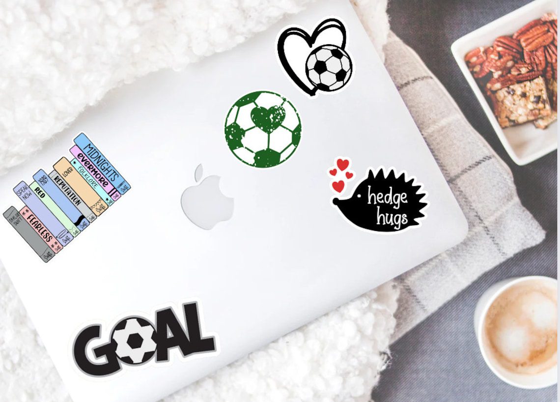 Love for soccer sticker waterproof glossy vinyl sticker cute gift tumbler laptop sticker decal water bottle trending gift - Image 3