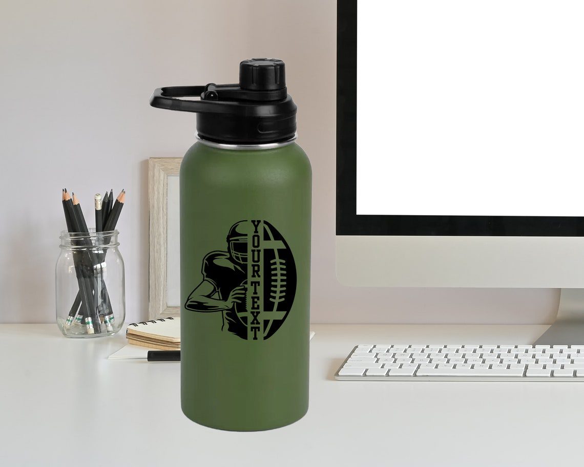 Personalized Football Decal | Football Sticker with Name and Number | Football Team Decal | Football Helmet Decal | Football Mom Decal - Image 4