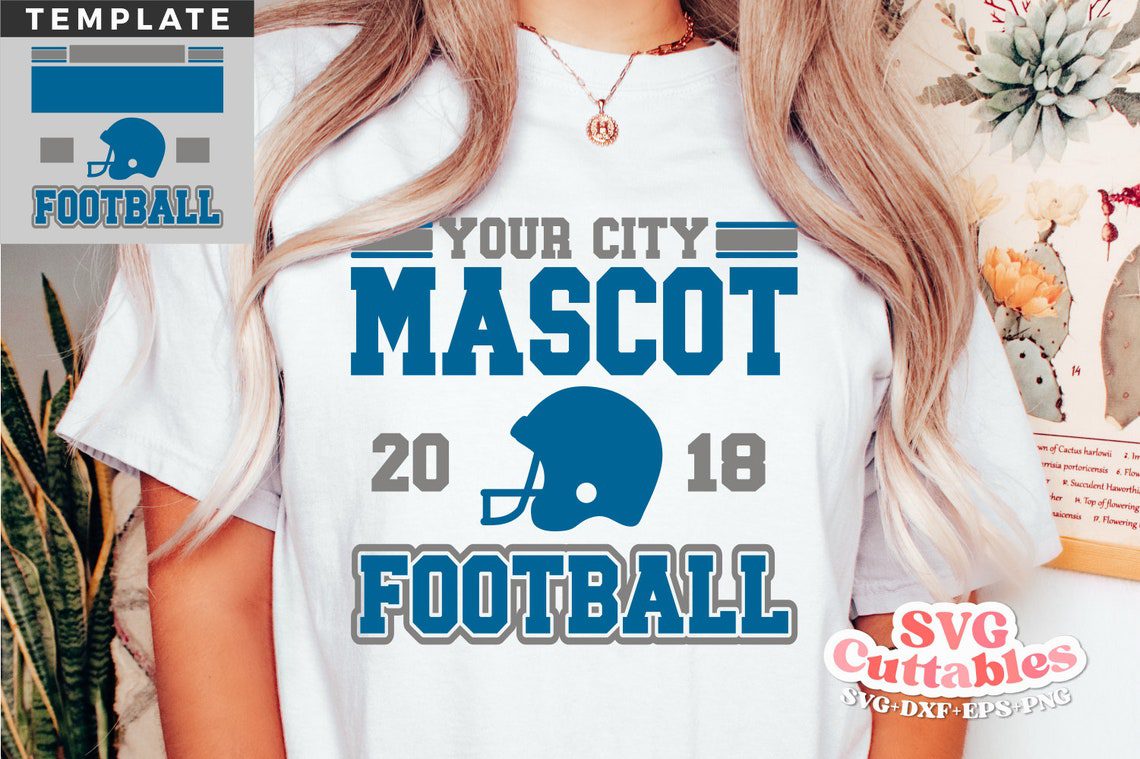 Football Bundle svg - Football Template - Bundle 2 - svg - dxf - eps - Silhouette - Cricut Cut File - Svg Cuttables - Digital File - Image 6