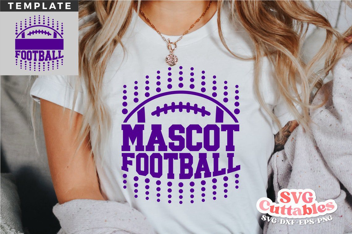 Football Bundle svg - Football Template - Bundle 2 - svg - dxf - eps - Silhouette - Cricut Cut File - Svg Cuttables - Digital File - Image 11