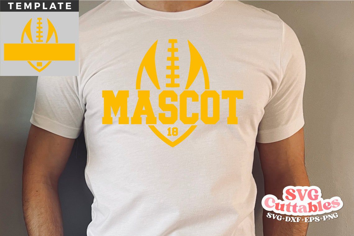 Football Bundle svg - Football Template - Bundle 2 - svg - dxf - eps - Silhouette - Cricut Cut File - Svg Cuttables - Digital File - Image 7