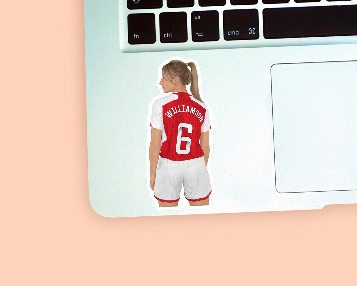Leah Williamson Vinyl Stickers, Womens Football Sticker, Arsenal Women Stickers, Lionesses Sticker, England Lionesses Gifts, Womens Football - Image 5