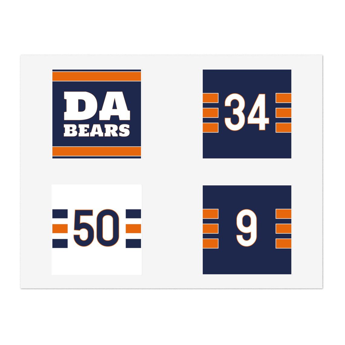 Da Bears Sticker Pack - Chicago Bears - Image 6