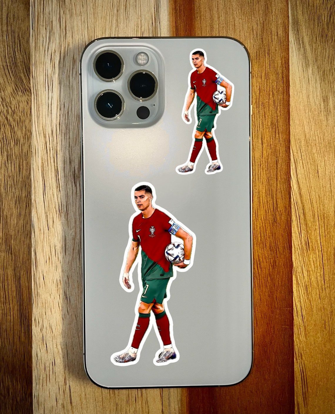 Cristiano Ronaldo sticker pack waterproof, durable, Soccer, Portugal decals, for bottles, laptops - Image 6